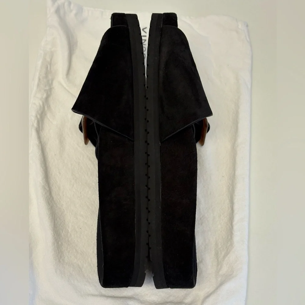 Vince Black Suede Grant Sandals NWOT/UNWORN. Size 9/9.5 - Picture 6 of 12